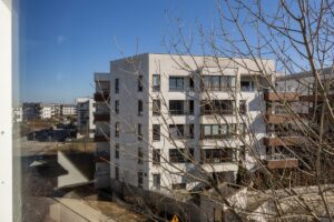 STUDIO APARTMENT FOR RENT IN WARSAW MODERN BUILDING 3
