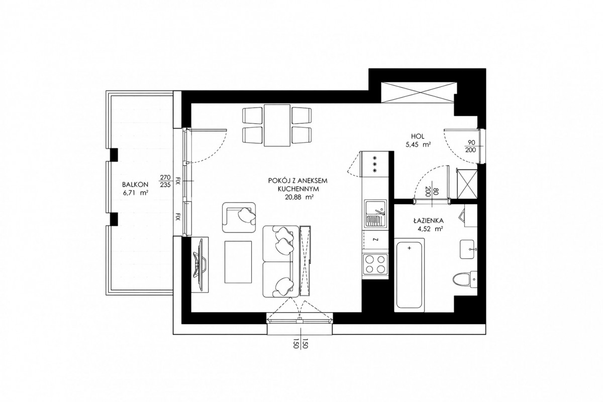 MODERN STÜDYO DAİRE SATILIK – URSUS FACTORY 4  VARŞOVA