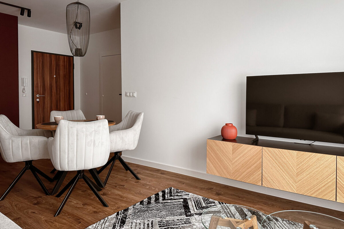 Modern 2 Odalı Kiralık Daire – Drwęcka 18, Praga-Południe, Varşova | Aleje Praskie Projesi 7