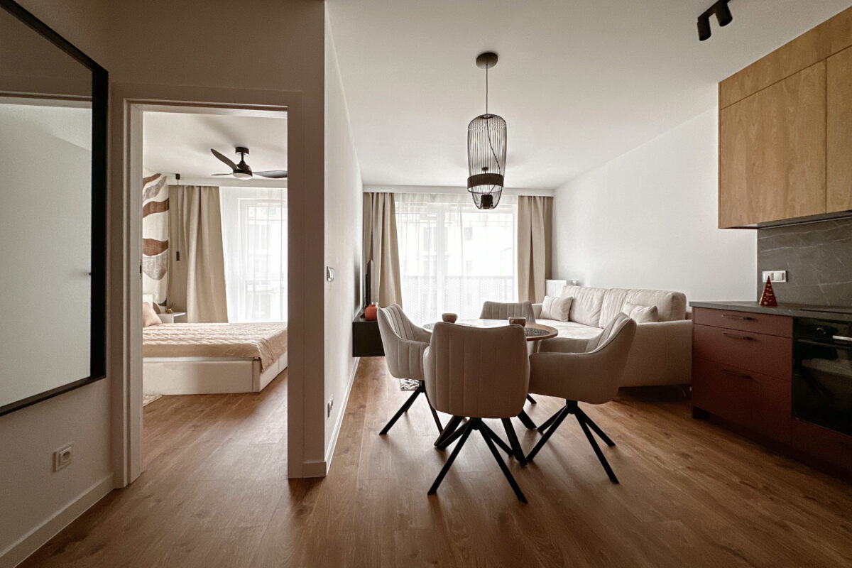 Modern 2 Odalı Kiralık Daire – Drwęcka 18, Praga-Południe, Varşova | Aleje Praskie Projesi 5