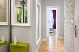 Modern 2-Bedroom Apartment with Terrace & Garage |Wola 5