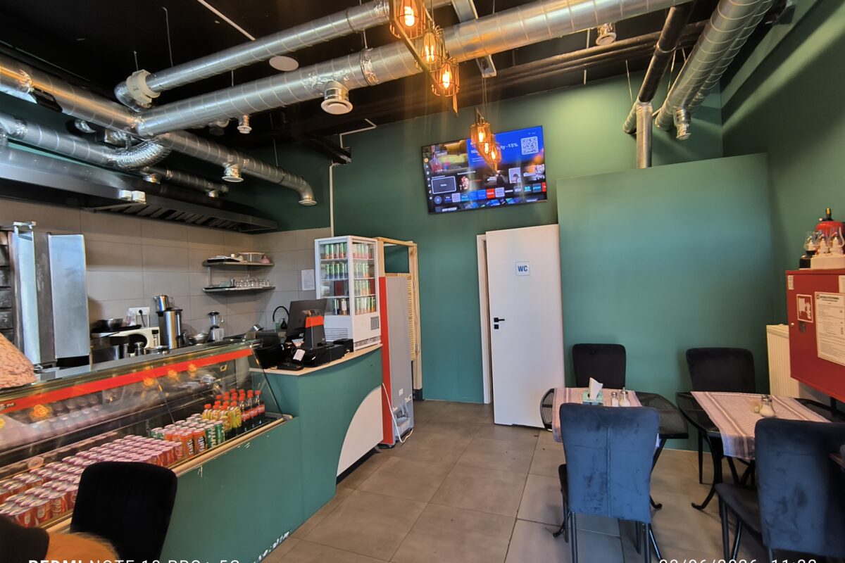 Kebab Restaurant for Sale – Warsaw, Mokotów Jana Pawła Woronicza 24