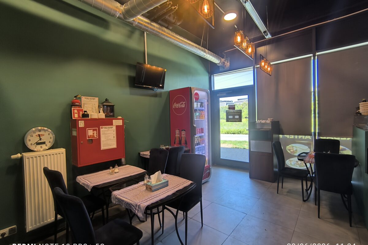 Kebab Restaurant for Sale – Warsaw, Mokotów Jana Pawła Woronicza 12